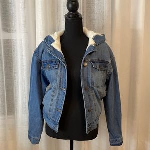 Denim jacket lined.